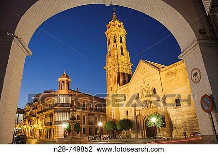 St Sebastian's collegiate church in the evening, Antequera. Malaga province, Andalucia, Spain View Large Photo Image Stock Image - St Sebastian's collegiate church in the evening, Antequera. Malaga province, Andalucia, Spain. Fotosearch