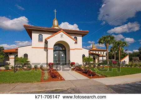 St. Thomas Aquinas Catholic Church in St. Cloud near Kissimmee, Florida, USA, 2008 View Large Photo Image Stock Photo - St. Thomas Aquinas Catholic Church in St. Cloud near Kissimmee, Florida, USA, 2008. Fotosearch
