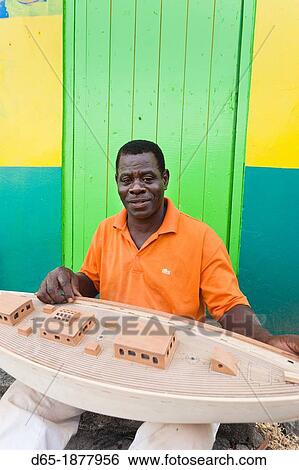 St Vincent and the Grenadines, Bequia, Port Elizabeth, Mauvins Model Boat Shop, model maker, R, MR-SVG-12-001 View Large Photo Image Stock Photograph - St Vincent and the Grenadines, Bequia, Port Elizabeth, Mauvins Model Boat Shop, model maker, R, MR-SVG-12-001. Fotosearch