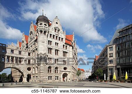 Stadthaus, Leipzig, Saxony, Germany View Large Photo Image Stock Photo - Stadthaus, Leipzig, Saxony, Germany. Fotosearch