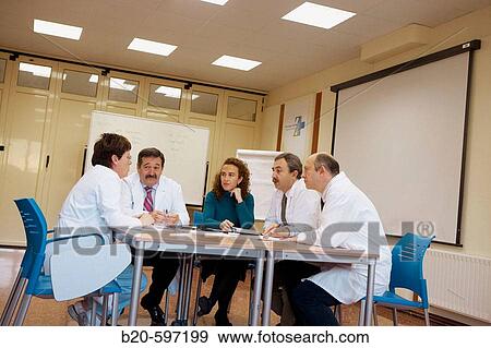 Staff meeting. Hospital de Zumarraga, Gipuzkoa, Euskadi, Spain View Large Photo Image Stock Photo - Staff meeting. Hospital de Zumarraga, Gipuzkoa, Euskadi, Spain. Fotosearch