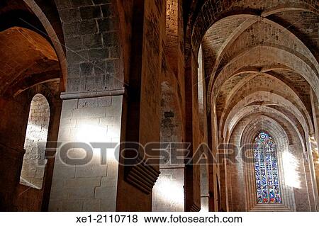 Stained glass window, main church of Santes Creus Monastery, Catalonia, Spain View Large Photo Image Stock Photo - Stained glass window, main church of Santes Creus Monastery, Catalonia, Spain. Fotosearch