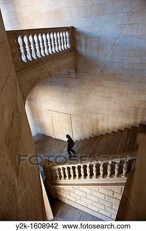 Staircase in the palace of Carlos V in the Alhambra, Granada, Andalucia, Spain View Large Photo Image Stock Image - Staircase in the palace of Carlos V in the Alhambra, Granada, Andalucia, Spain. Fotosearch