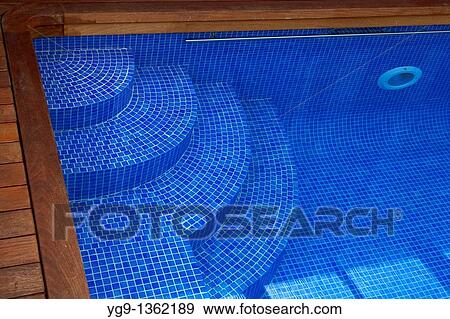 Stairs on an interior pool LLeida Spain View Large Photo Image Stock Photo - Stairs on an interior pool LLeida Spain. Fotosearch