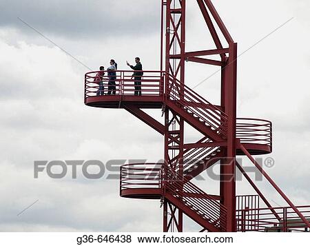 Stairway to lookout point in Vancouver, British Columbia, Canada View Large Photo Image Stock Photo - Stairway to lookout point in Vancouver, British Columbia, Canada. Fotosearch