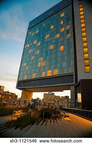 Standard Hotel from High Line Elevated Park, New York City View Large Photo Image Stock Photograph - Standard Hotel from High Line Elevated Park, New York City. Fotosearch