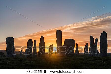 Standing Stones of Callanish (Callanish 1) on the Isle of Lewis in the Outer Hebrides. View Large Photo Image Stock Image - Standing Stones of Callanish (Callanish 1) on the Isle of Lewis in the Outer Hebrides.. Fotosearch
