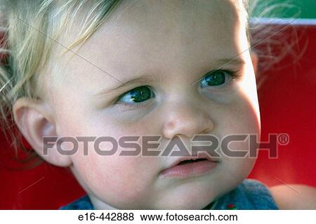 Stock Photo - staring Toddler. Fotosearch
