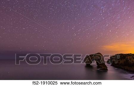 Stars, Castro de las Gaviotas, Nueva de Llanes, Llanes council, Cantabrian sea, Asturias, Spain, Europe View Large Photo Image Stock Photography - Stars, Castro de las Gaviotas, Nueva de Llanes, Llanes council, Cantabrian sea, Asturias, Spain, Europe. Fotosearch