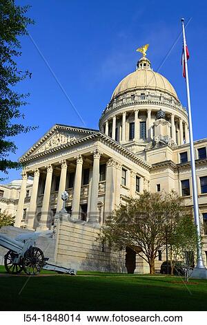 State Capitol Building Jackson Mississippi MS US View Large Photo Image Picture - State Capitol Building Jackson Mississippi MS US. Fotosearch