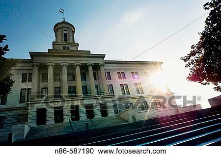 Stock Image - State Capitol. Nashville. Tennessee. USA. Fotosearch