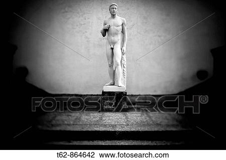 Statue of Apollo. Gardens of Casa Pau Casals. Catalonia. Spain. Selective blurring. View Large Photo Image Stock Image - Statue of Apollo. Gardens of Casa Pau Casals. Catalonia. Spain. Selective blurring.. Fotosearch
