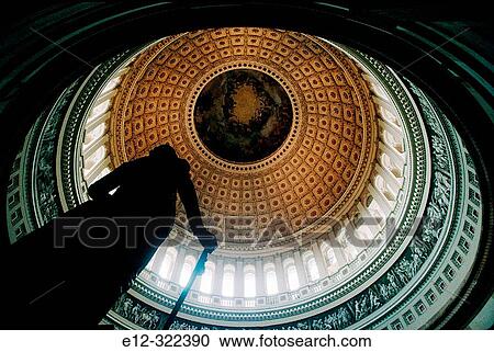 Statue of George Washington under the dome of teh Capitol. Washington D. C. USA View Large Photo Image Stock Image - Statue of George Washington under the dome of teh Capitol. Washington D. C. USA. Fotosearch