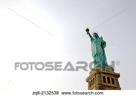 Stock Photo - Statue of liberty island.. Fotosearch