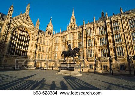 Statue of Richard I Outside Westminster Hall in London. England, UK View Large Photo Image Picture - Statue of Richard I Outside Westminster Hall in London. England, UK. Fotosearch