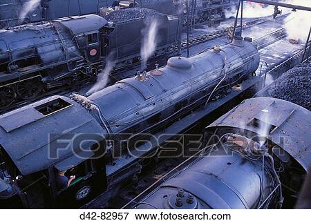 Stock Photo - Steam trains. South Africa. Fotosearch