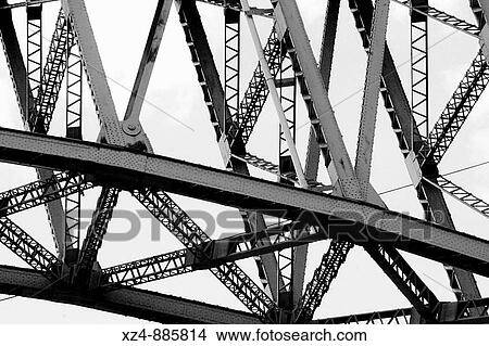 steel beam bridge support View Large Photo Image Picture - steel beam bridge support. Fotosearch