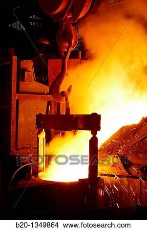 Steel foundry, metalworking, Gipuzkoa, Euskadi, Spain View Large Photo Image Picture - Steel foundry, metalworking, Gipuzkoa, Euskadi, Spain. Fotosearch