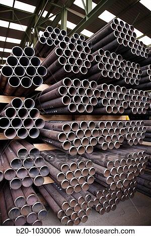Steel pipes View Large Photo Image Stock Photograph - Steel pipes. Fotosearch