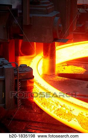 Steel rolling, Metallurgy industry View Large Photo Image Stock Photo - Steel rolling, Metallurgy industry. Fotosearch