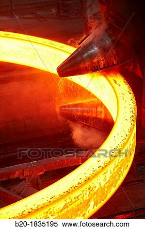 Steel rolling, Metallurgy industry View Large Photo Image Stock Photography - Steel rolling, Metallurgy industry. Fotosearch