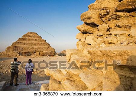 Step Pyramid of Djoser at Saqqara Necropolis. Egypt. View Large Photo Image Stock Image - Step Pyramid of Djoser at Saqqara Necropolis. Egypt.. Fotosearch