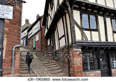 Stepcote Hill, Exeter, Devon county, England, United Kingdom, Europe. View Large Photo Image Stock Photography - Stepcote Hill, Exeter, Devon county, England, United Kingdom, Europe.. Fotosearch
