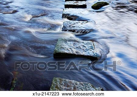 Stepping Stones over Kex Beck near Beamsley North Yorkshire England. View Large Photo Image Stock Image - Stepping Stones over Kex Beck near Beamsley North Yorkshire England.. Fotosearch