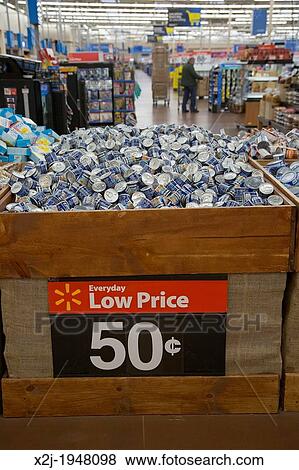 Sterling Heights, Michigan - Canned Vienna sausages in the grocery section of a Walmart store. View Large Photo Image Stock Photo - Sterling Heights, Michigan - Canned Vienna sausages in the grocery section of a Walmart store.. Fotosearch