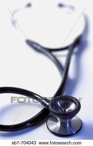 Stethoscope on white background. View Large Photo Image Stock Image - Stethoscope on white background.. Fotosearch