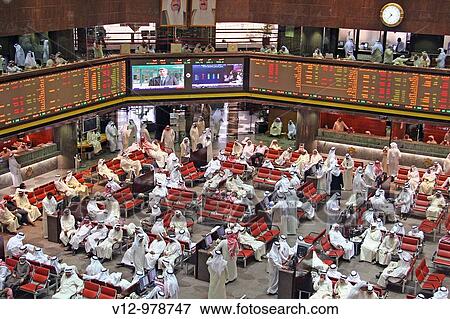 Stock Photo - Stock Exchange at Kuwait City, Kuwait. Fotosearch