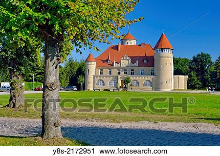 Stock Image - Stolpe Palace at Stolpe, Usedom, Germany.. Fotosearch