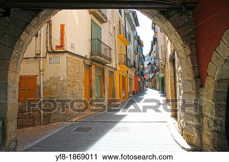 Stone arch from the Main square, Graus, Huesca, Spain View Large Photo Image Stock Image - Stone arch from the Main square, Graus, Huesca, Spain. Fotosearch