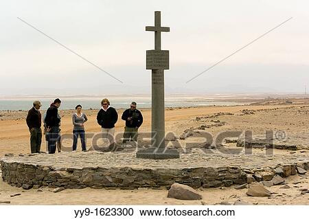 Stone Cross at Cape Cross Seal Reserve - near Henties Bay, Namibia, Africa View Large Photo Image Stock Image - Stone Cross at Cape Cross Seal Reserve - near Henties Bay, Namibia, Africa. Fotosearch