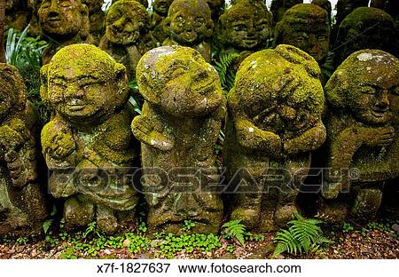Stone staues at Otagi Nenbutsu ji Temple, Arashiyama Sagano area, Kyoto Kansai, Japan View Large Photo Image Stock Photo - Stone staues at Otagi Nenbutsu ji Temple, Arashiyama Sagano area, Kyoto Kansai, Japan. Fotosearch