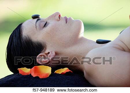 Stone therapy View Large Photo Image Stock Photo - Stone therapy. Fotosearch