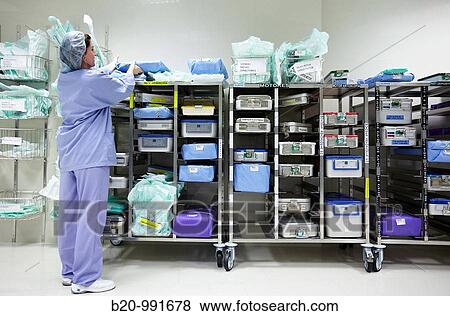 Store of sterilized surgical instruments and supplies, operating room. Hospital Policlinica Gipuzkoa, San Sebastian, Donostia, Euskadi, Spain View Large Photo Image Stock Photo - Store of sterilized surgical instruments and supplies, operating room. Hospital Policlinica Gipuzkoa, San Sebastian, Donostia, Euskadi, Spain. Fotosearch