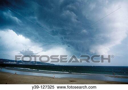 Stormy sky, Hendaye. Aquitaine, France View Large Photo Image Stock Photography - Stormy sky, Hendaye. Aquitaine, France. Fotosearch