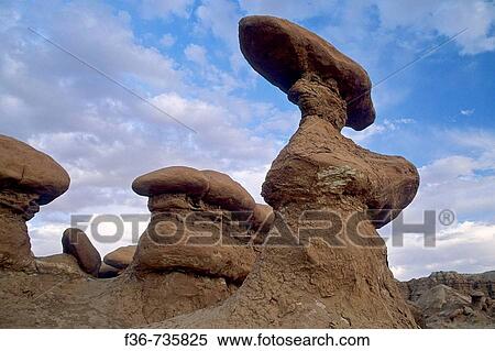 Stormy sunset over eroded rock forms at Goblin Valley State Park, near the San Rafael Swell region, Utah, USA View Large Photo Image Stock Photography - Stormy sunset over eroded rock forms at Goblin Valley State Park, near the San Rafael Swell region, Utah, USA. Fotosearch