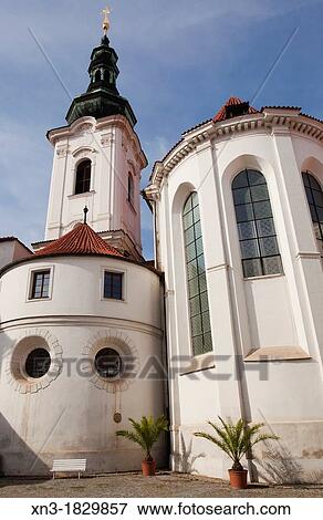 Strahov Monastery, Prague, Bohemia, Czech Republic, Europe. View Large Photo Image Stock Photo - Strahov Monastery, Prague, Bohemia, Czech Republic, Europe.. Fotosearch