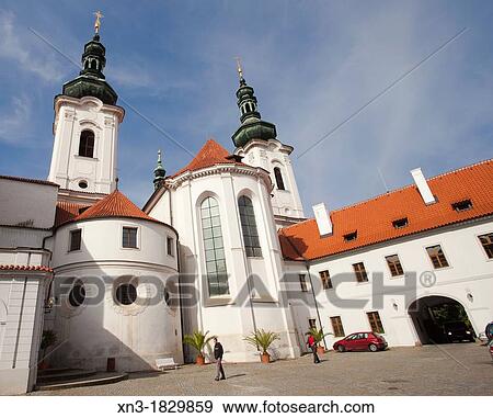 Strahov Monastery, Prague, Bohemia, Czech Republic, Europe. View Large Photo Image Stock Photo - Strahov Monastery, Prague, Bohemia, Czech Republic, Europe.. Fotosearch