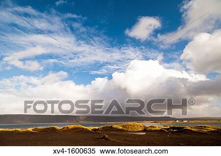 Strandarkirkja South Iceland coast Iceland View Large Photo Image Stock Photography - Strandarkirkja South Iceland coast Iceland. Fotosearch