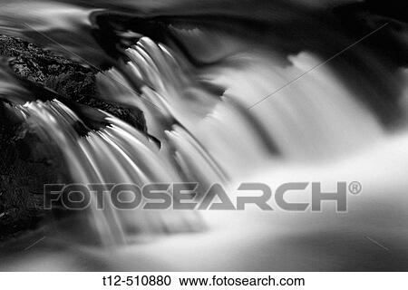 Stock Image - Stream detail in the Columbia River Gorge, Oregon. Fotosearch
