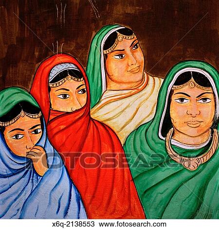 Stock Image - Street art in Udaipur in India.. Fotosearch