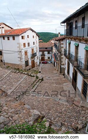 Street. Candelario, Salamanca province, Castilla Leon, Spain. View Large Photo Image Stock Image - Street. Candelario, Salamanca province, Castilla Leon, Spain.. Fotosearch