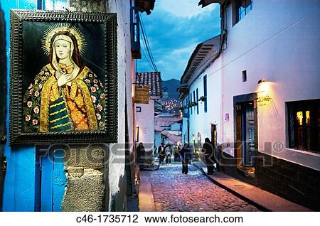 Street, Cuzco, Peru. View Large Photo Image Stock Image - Street, Cuzco, Peru.. Fotosearch