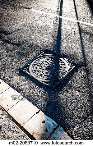 Stock Image - Street detail in Barcelona, Catalonia, Spain. Fotosearch