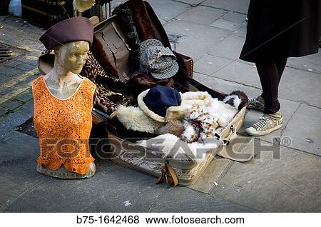 street flea market, antiques street market, Angel, London, England, UK View Large Photo Image Stock Photo - street flea market, antiques street market, Angel, London, England, UK. Fotosearch