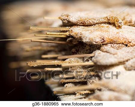 Stock Photography - Street food making in Bangalore, India.. Fotosearch