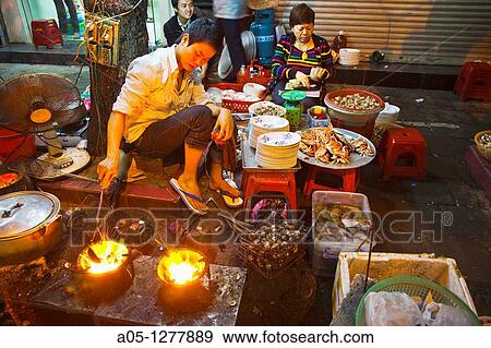 Street food. Typical gastronomy. Old City Hanoi Vietnam. View Large Photo Image Stock Photo - Street food. Typical gastronomy. Old City Hanoi Vietnam.. Fotosearch